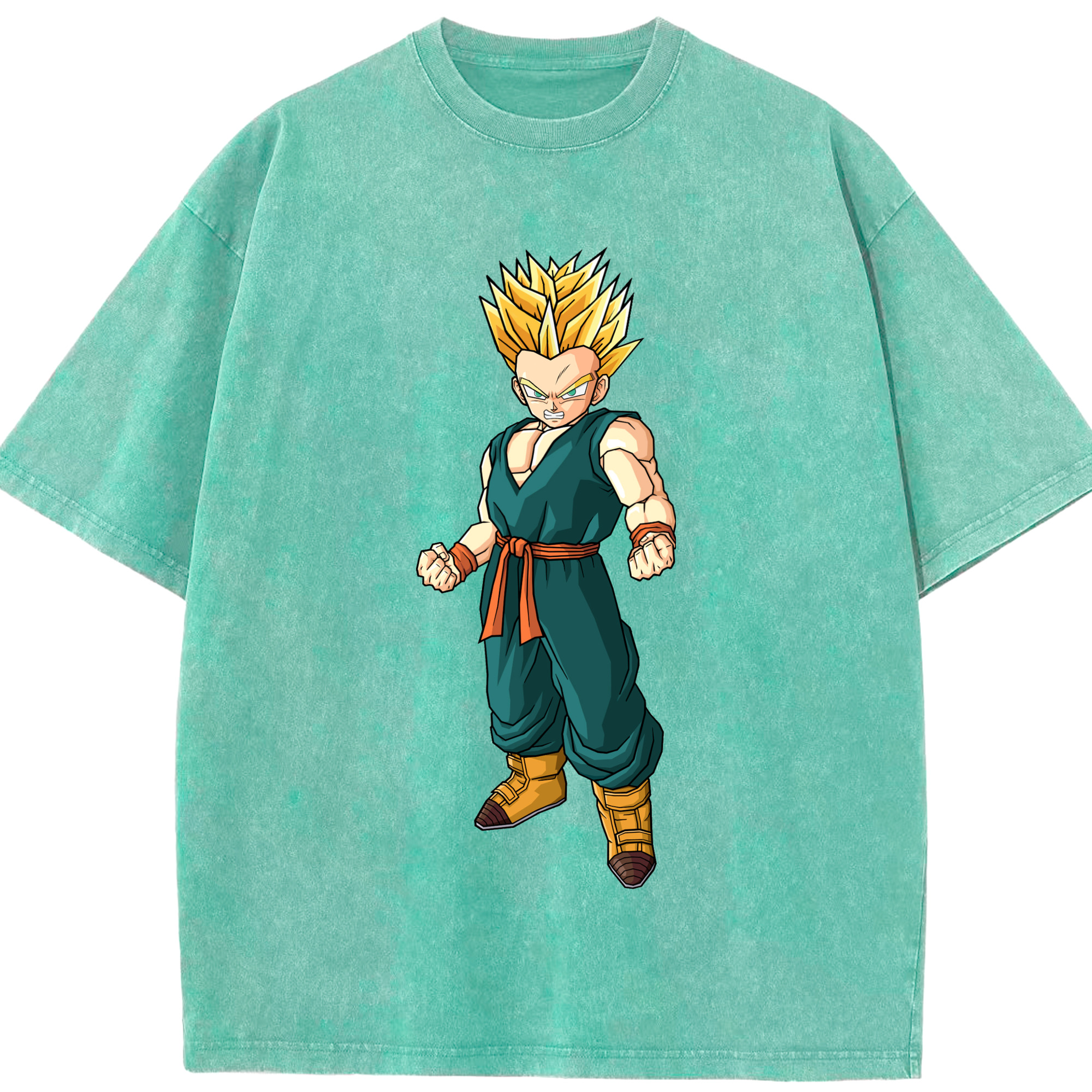 （画像用） ドラゴンボール DRAGON BALL 綿100% ヴィンテージ風 半袖Tシャツ（フロントプリント）